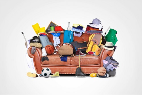 Professional team performing furniture clearance in Carshalton